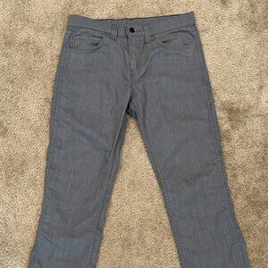 Levis 511 Gray 31x30 Slim Fit Stretch Jeans Mens